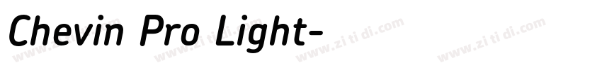Chevin Pro Light字体转换 Chevin Pro Light字体转换